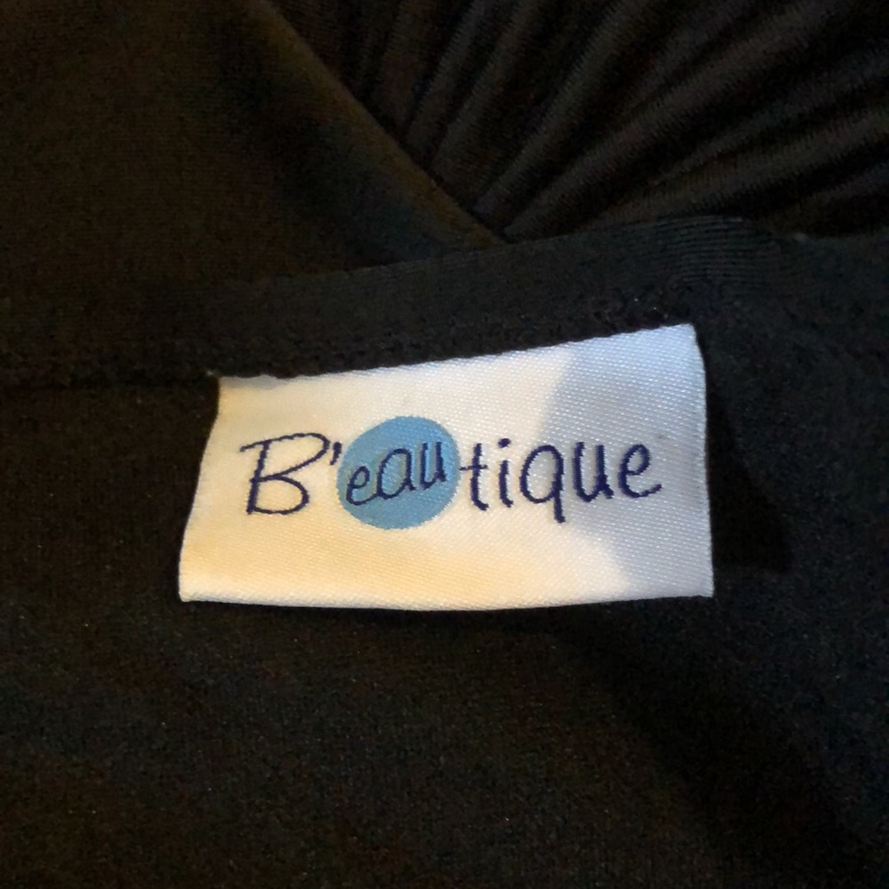 Beautique black one piece swimsuit - Picture 5 of 7
